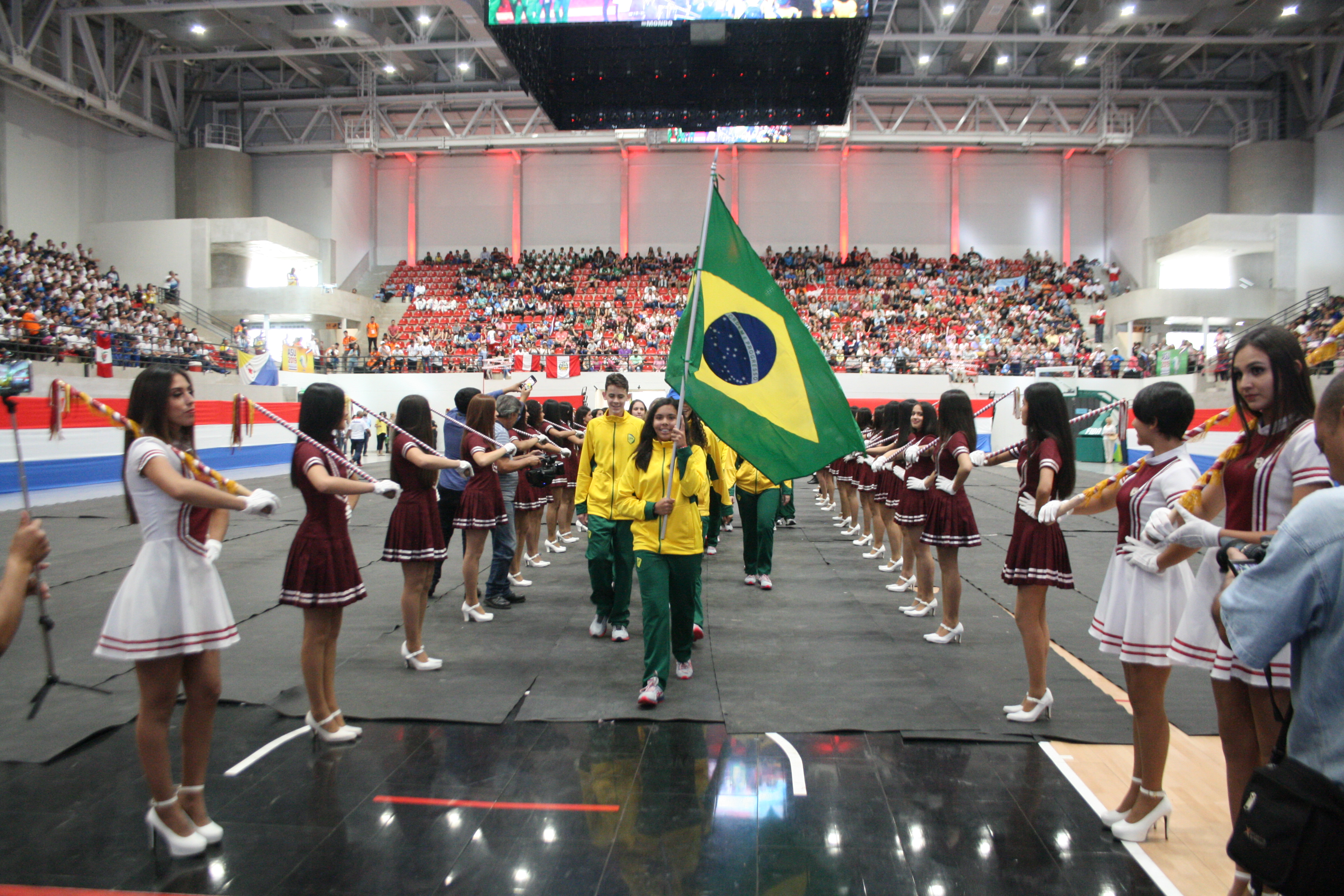 Abertura dos jogos escolares de Itajaí 